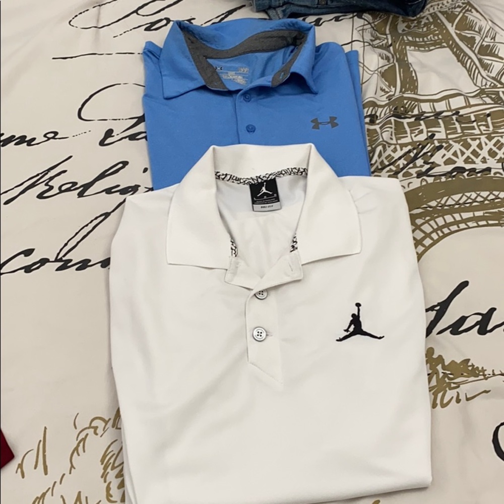 Short sleeve dri fit polos!